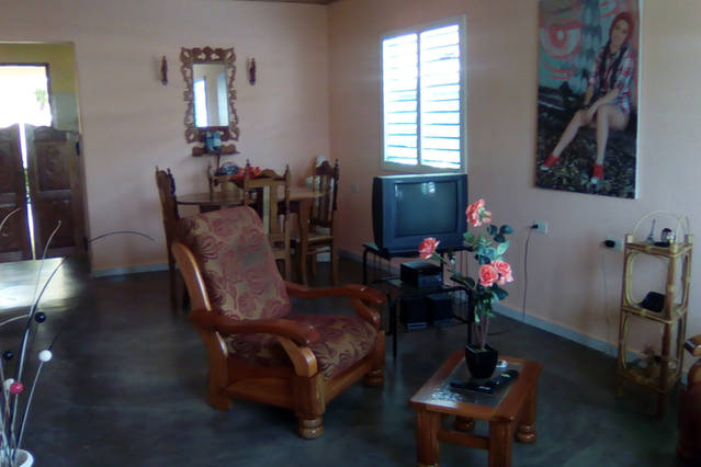 'Living room' Casas particulares are an alternative to hotels in Cuba.